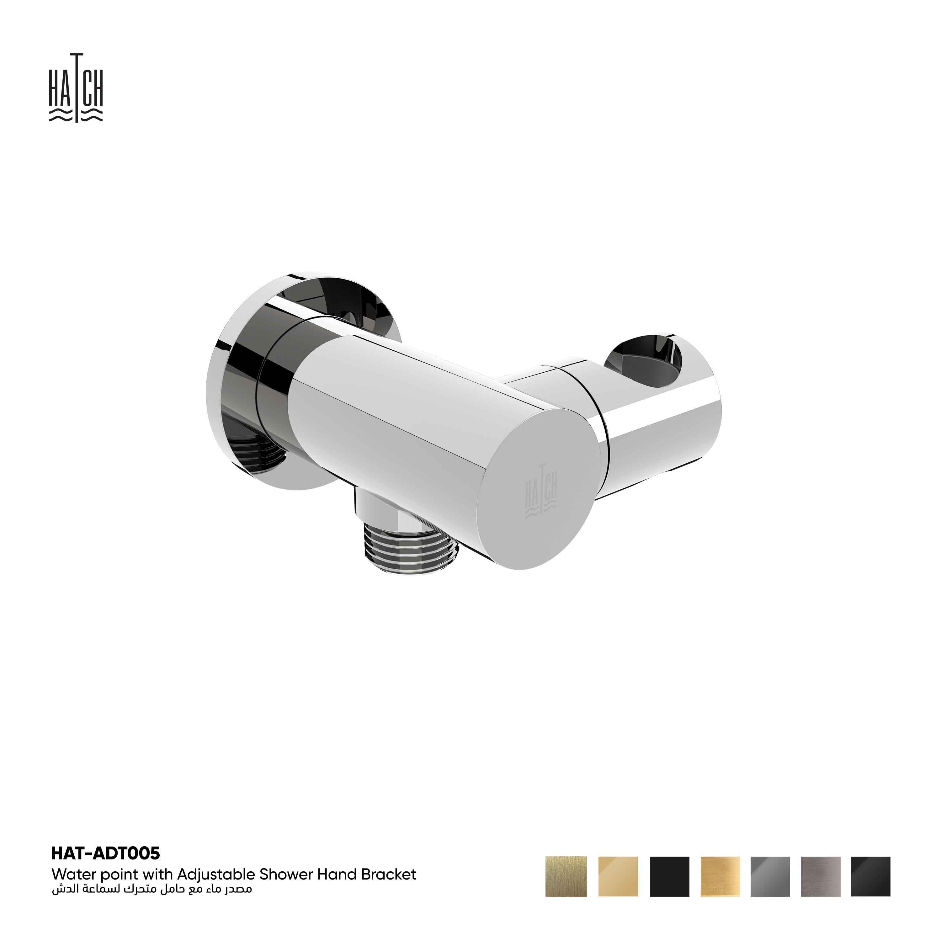 Water Point with Adjustable Shower Hand Bracket